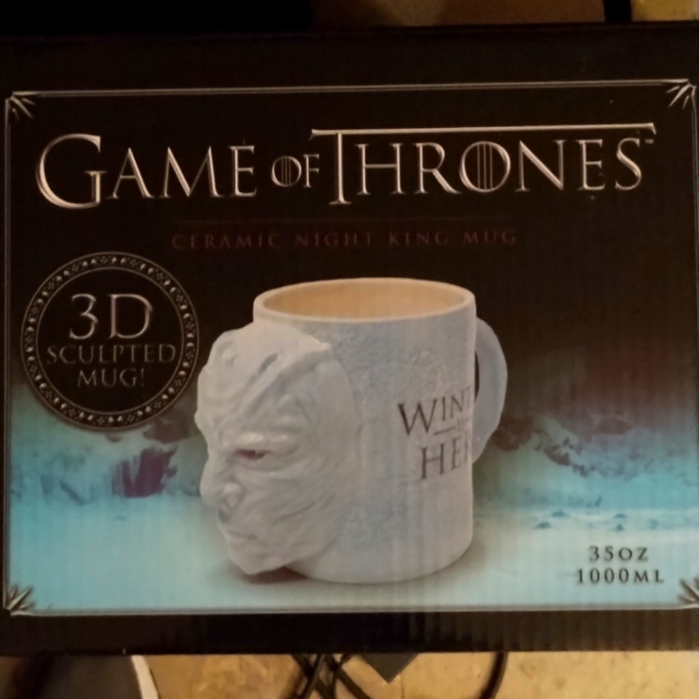 Game of thrones 3D sculpted mug from the HBO hit series